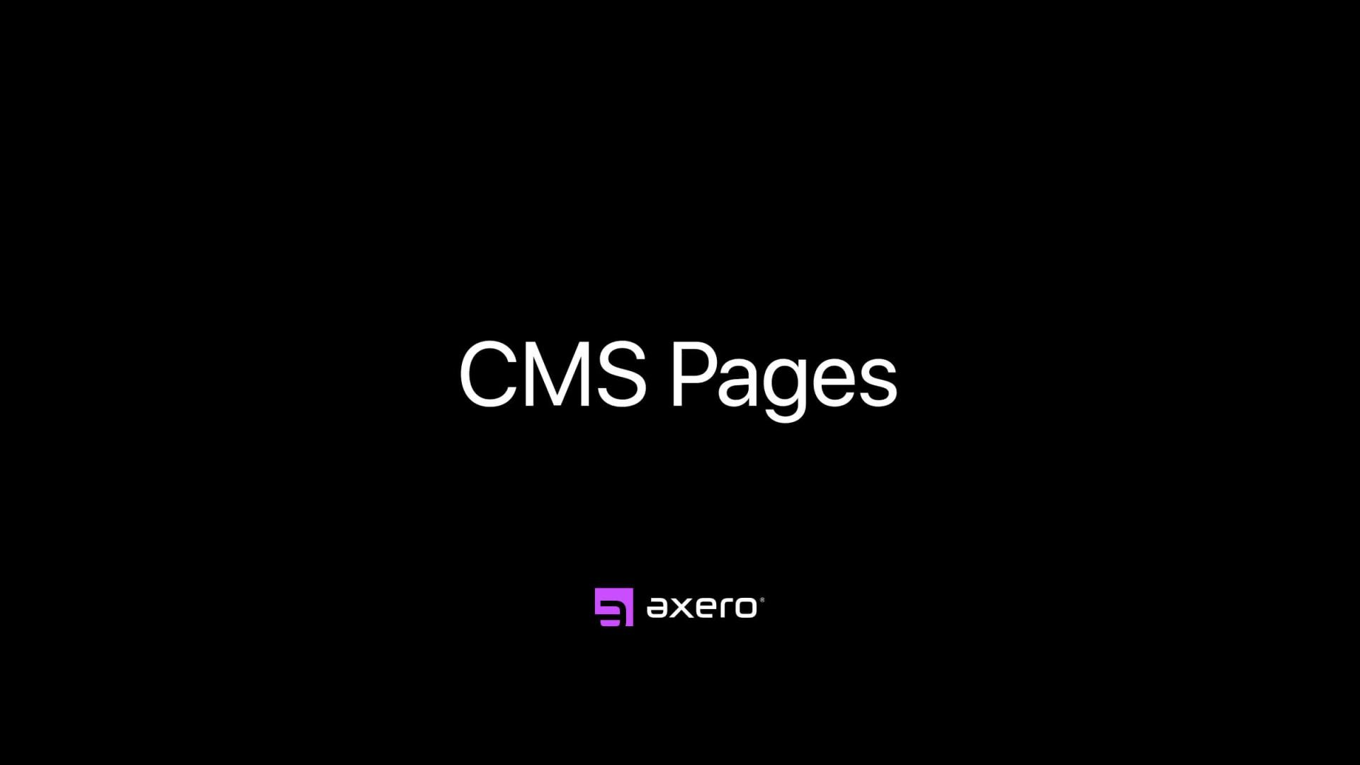 CMS Pages
