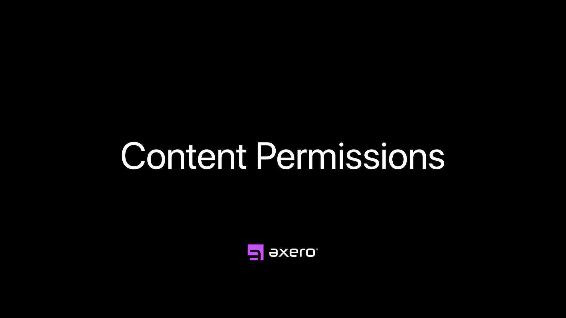 Content Permissions