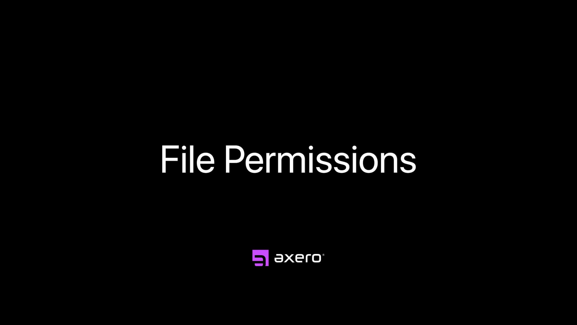 File Permissions