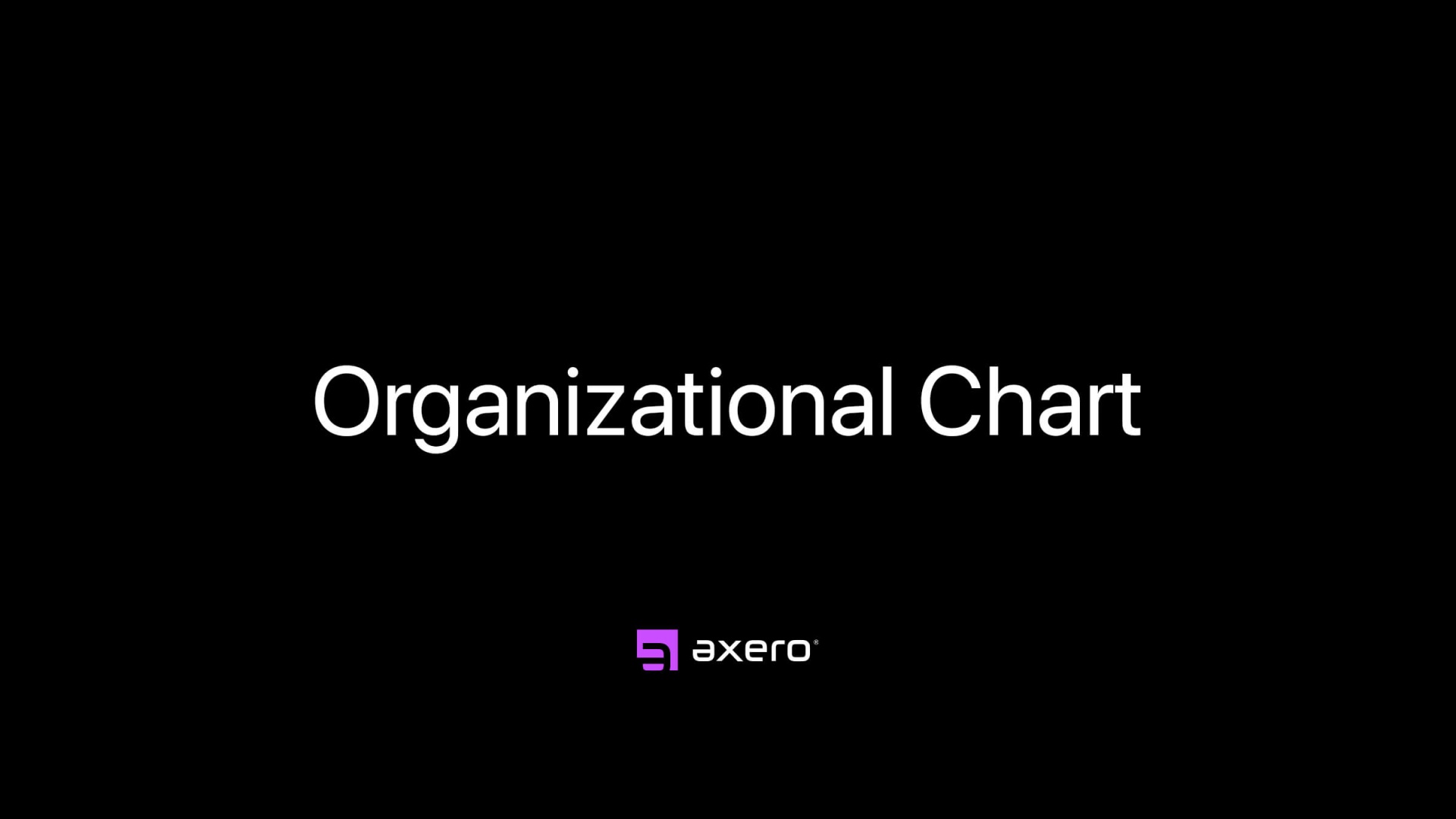 Organizational Chart