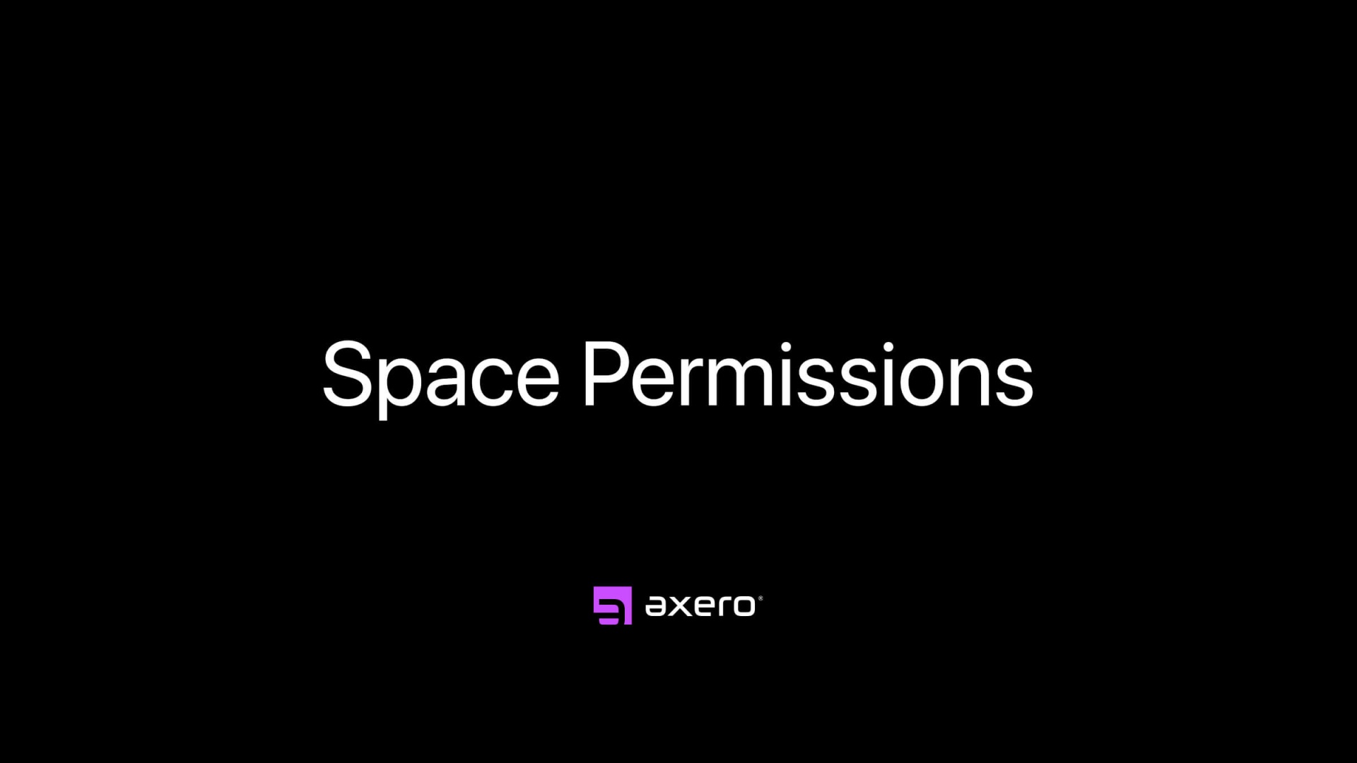 Space Permissions